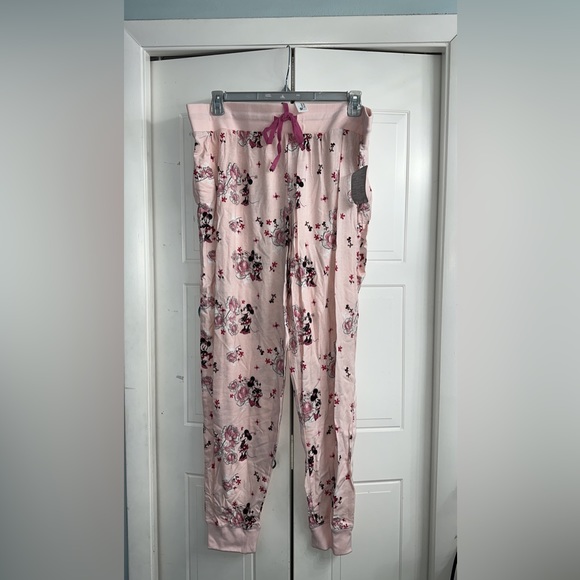 Minnie Mouse floral pajama pant, jogger style, elastic waistband - Picture 1 of 4